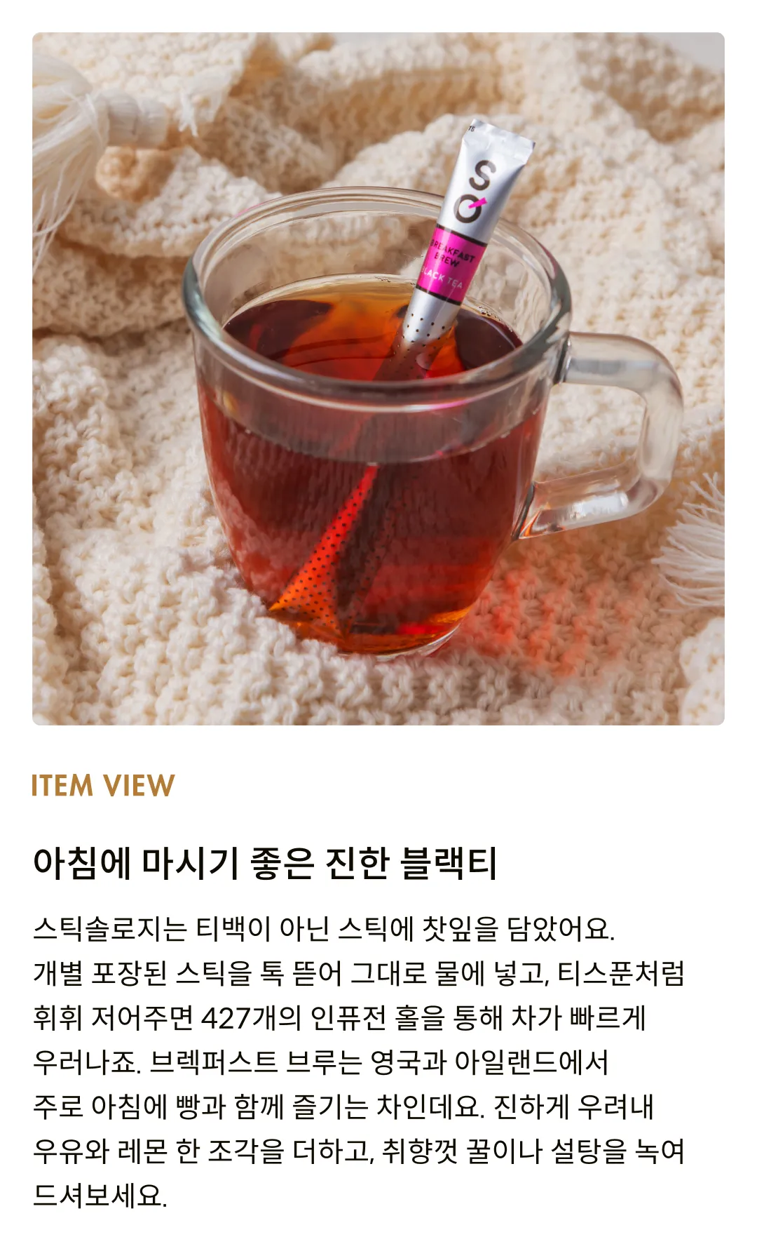 [스틱솔로지] 브렉퍼스트 브루 37.5g (15개입)