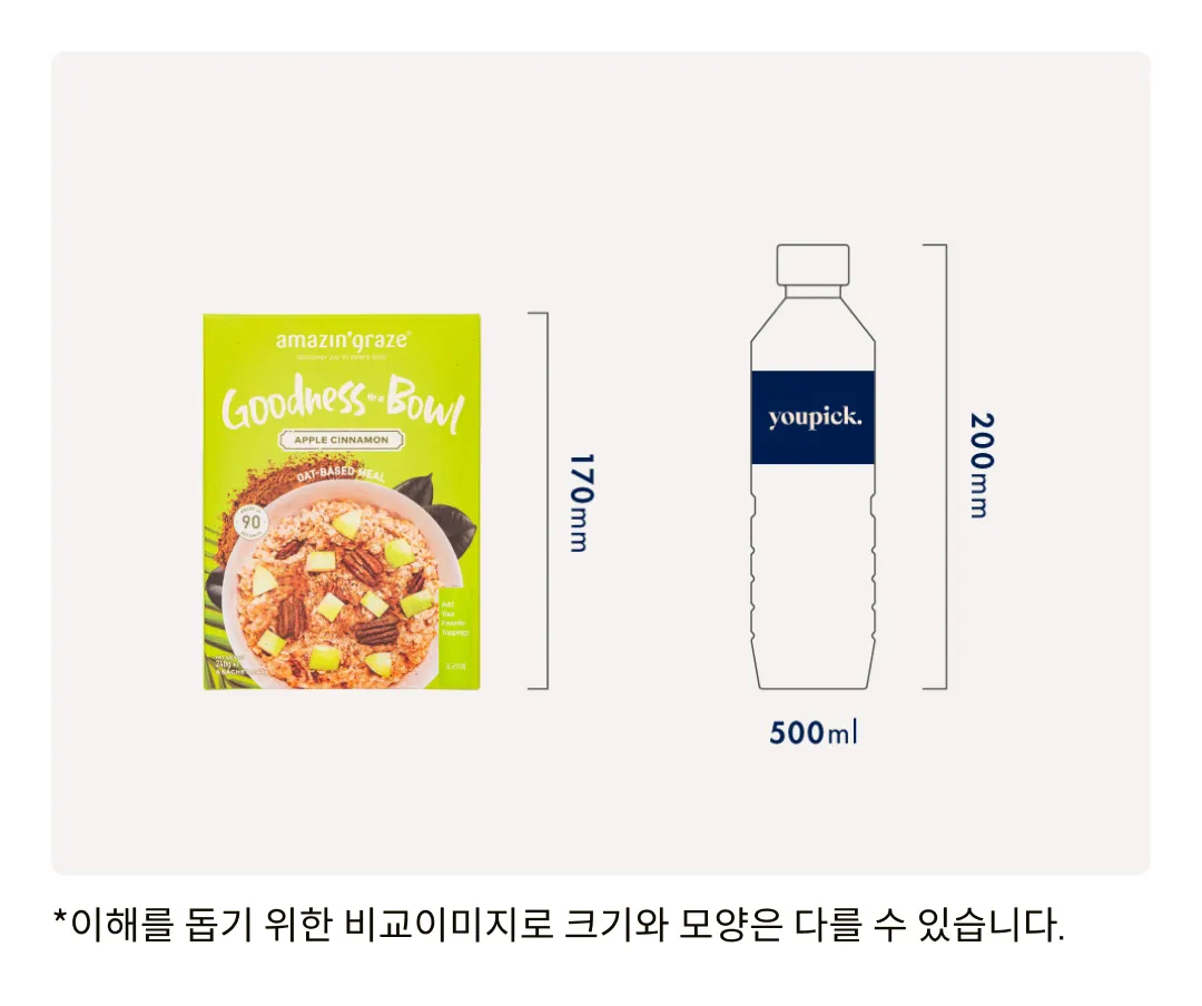 [어메이징 그레이즈] 굿니스 보울 오트밀 애플 시나몬