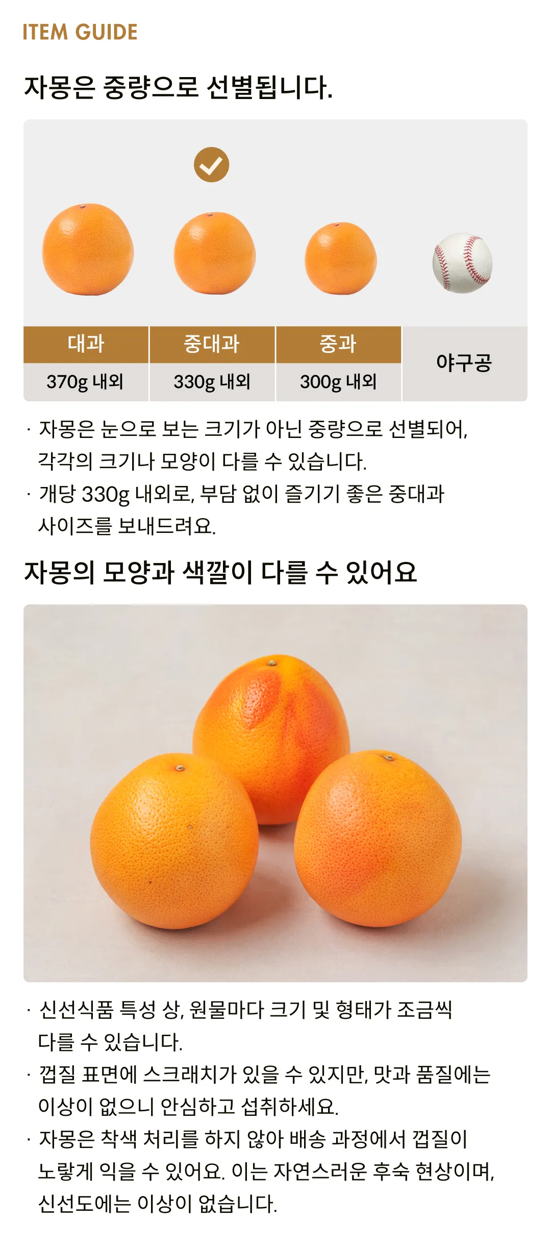 [제철과일] 남아공 자몽 중대과 (5입, 10입, 20입)