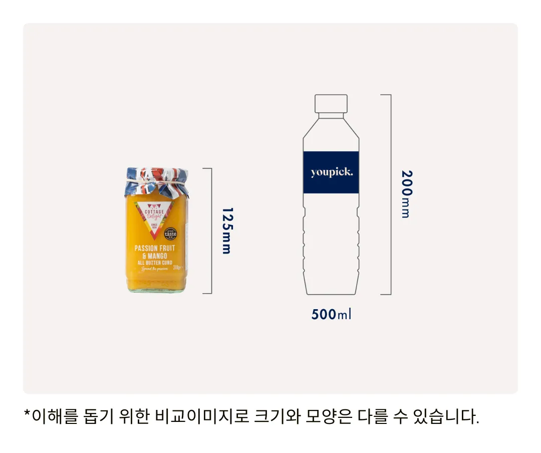[코티지 딜라이트] 패션후르츠 앤 망고 올 버터 커드 310g