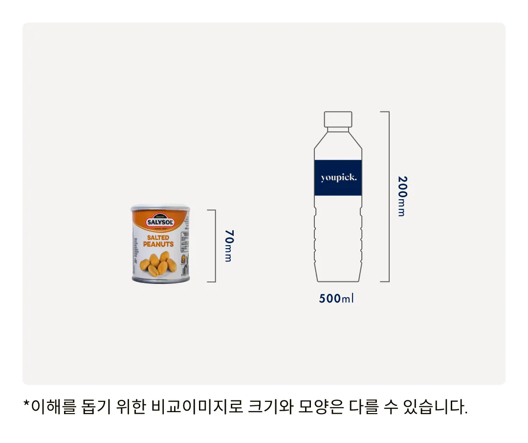 [살리솔] 미니바 솔티드피넛 60g