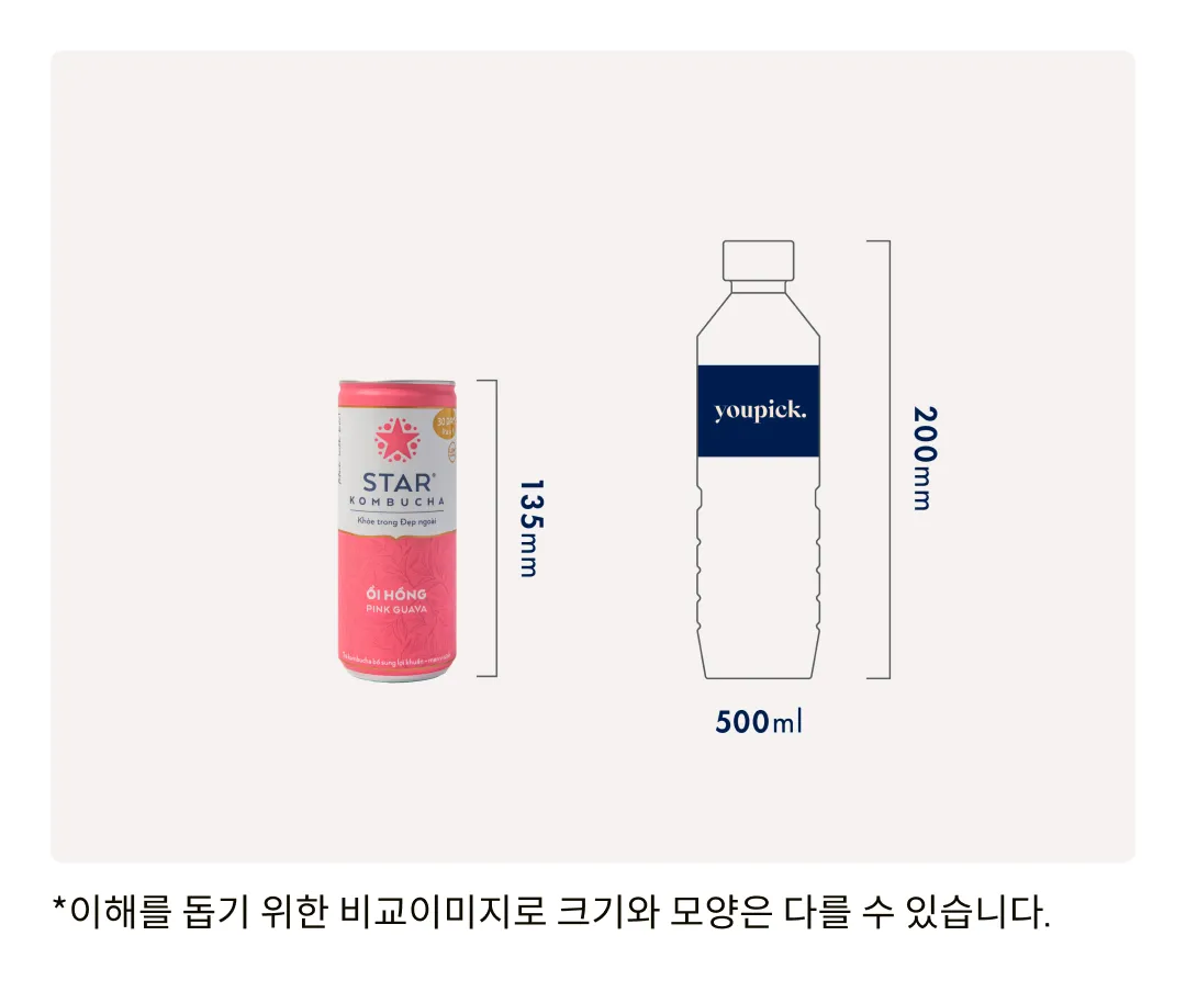 [스타 콤부차] 핑크 구아바 250ml