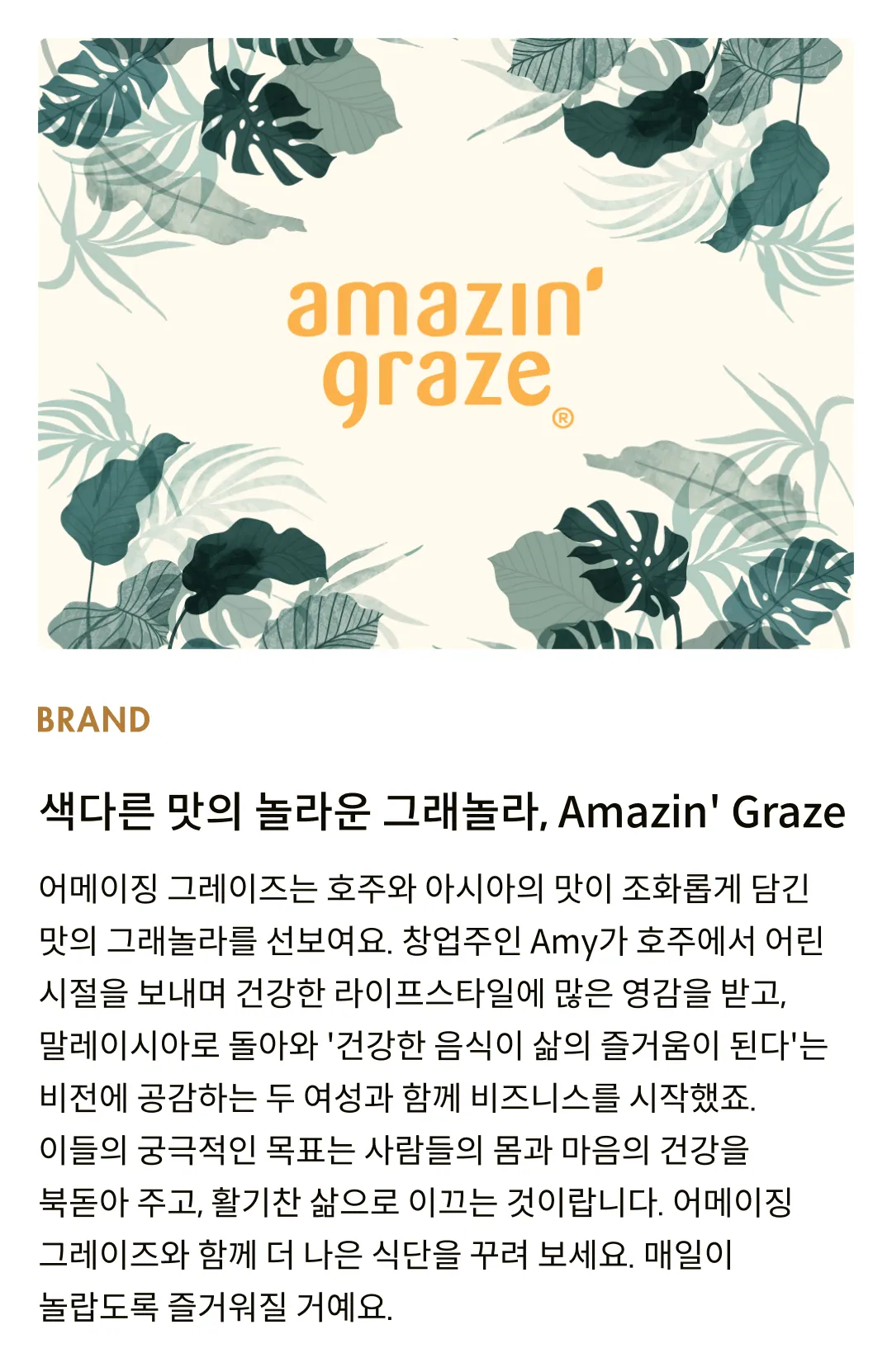 [어메이징 그레이즈] 애플 크럼블 그래놀라 250g