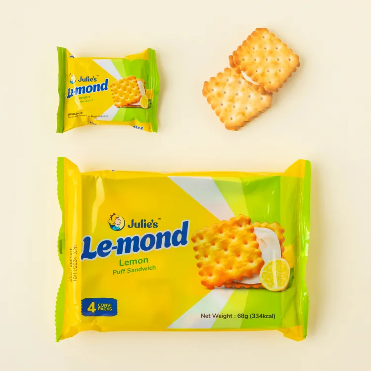 [줄리스] 르몽드 레몬맛 샌드위치 비스킷 68g