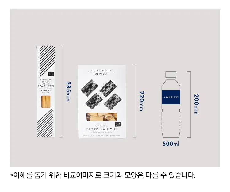 [지오메트리 오브 파스타] 유기농 파르펠레 500g [소비기한: 24-08-30]
