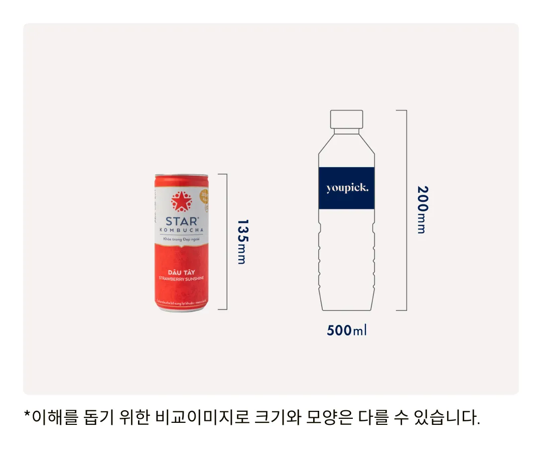 [스타 콤부차] 스트로베리 선샤인 250ml