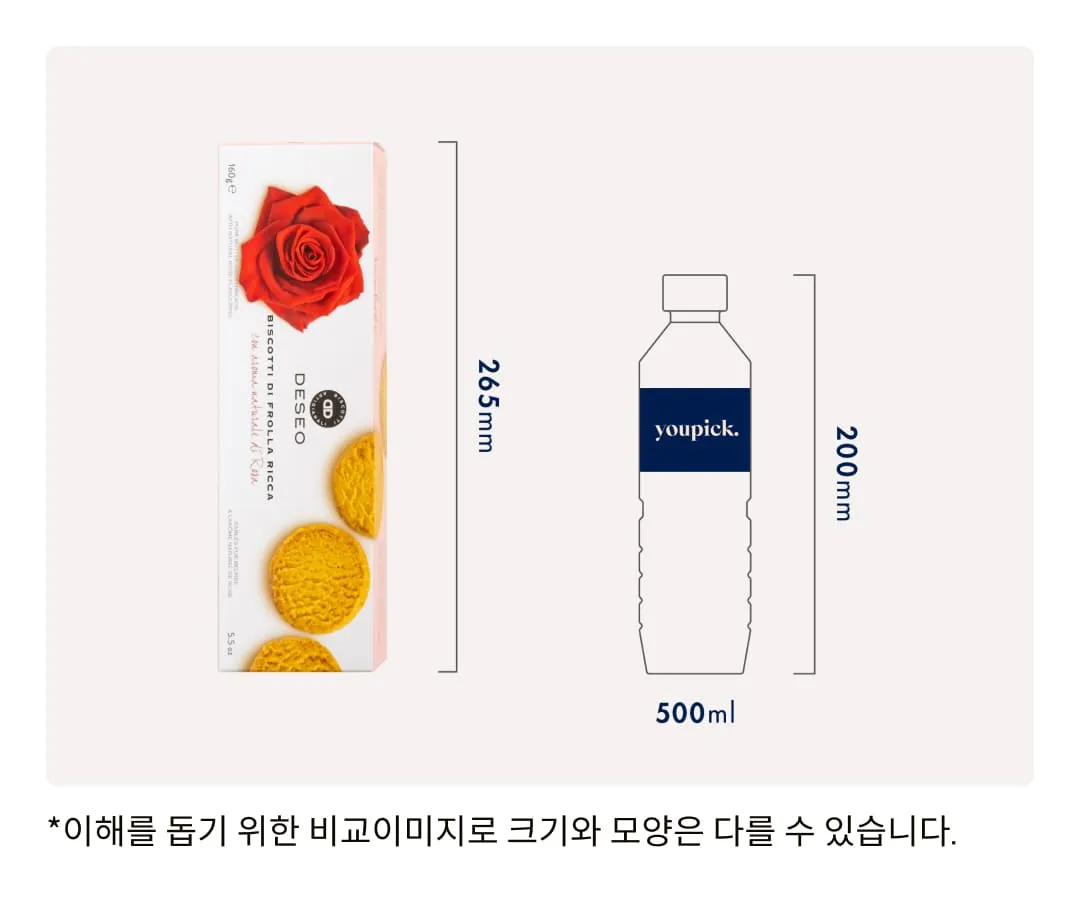 [데쎄오] 로즈향 퓨어버터 쇼트브레드 160g