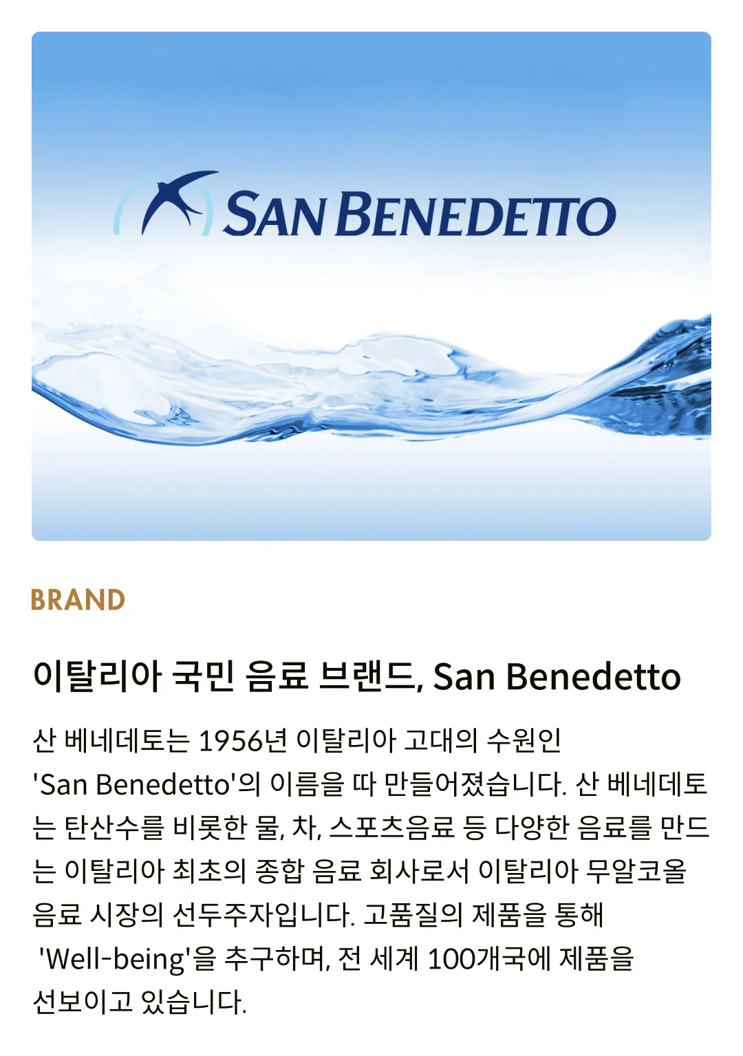 [산베네데토] 탄산수 500ml