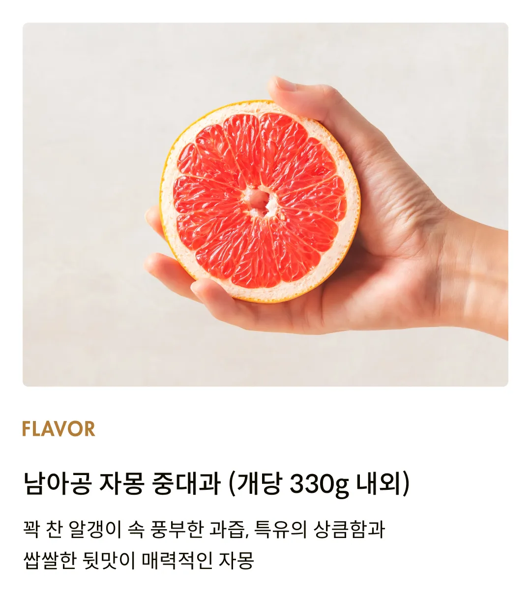 [제철과일] 남아공 자몽 중대과 (5입, 10입, 20입)