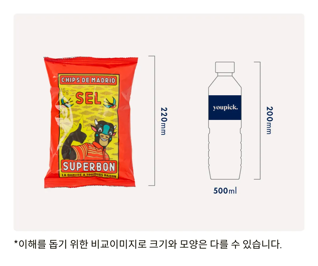 [슈퍼본] 마드리드 감자칩 솔트 (미니팩) 45g