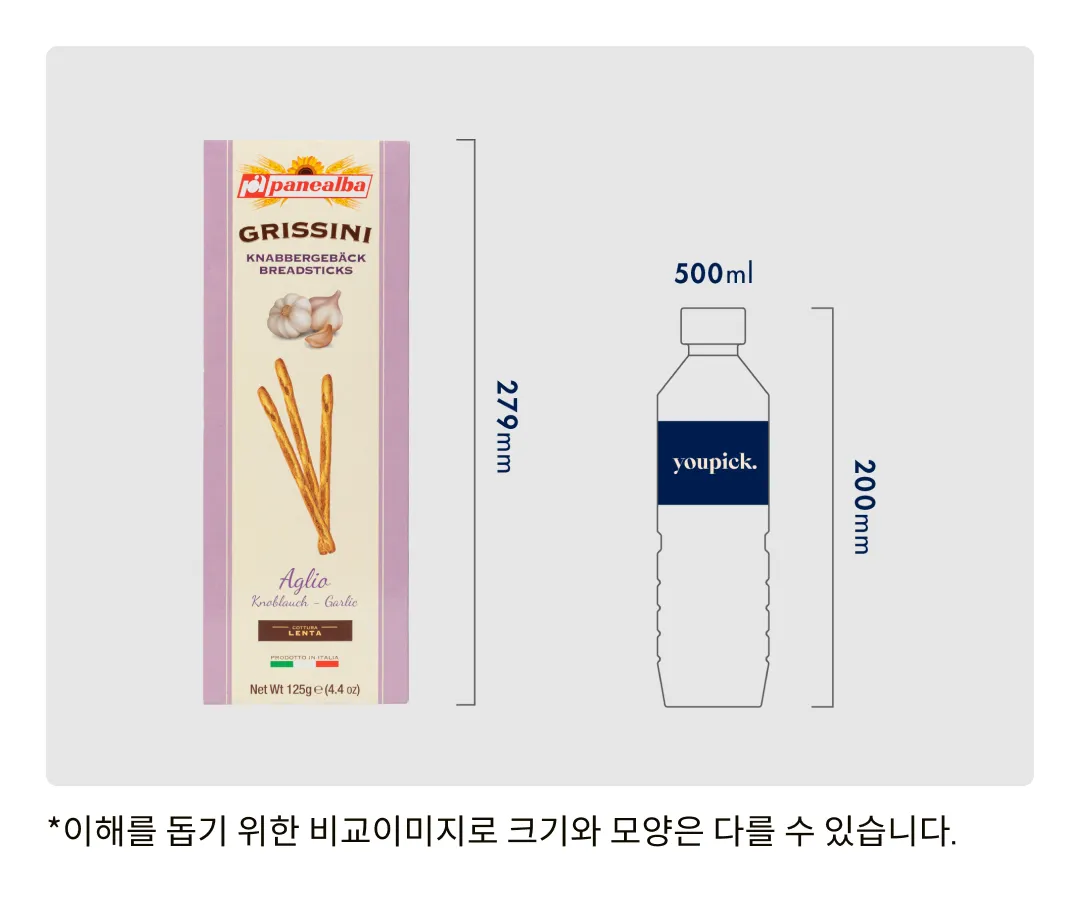[파네알바] 갈릭 그리시니 125g