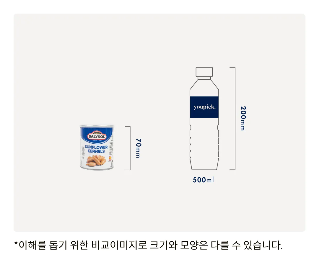 [살리솔] 미니바 해바라기씨 55g