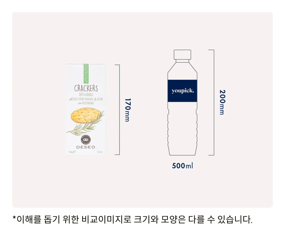 [데쎄오] 치즈 페어링 로즈마리 크래커 120g