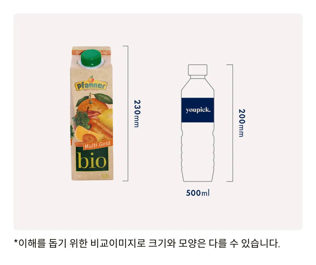 [파너] 유기농 멀티골드 주스 1L