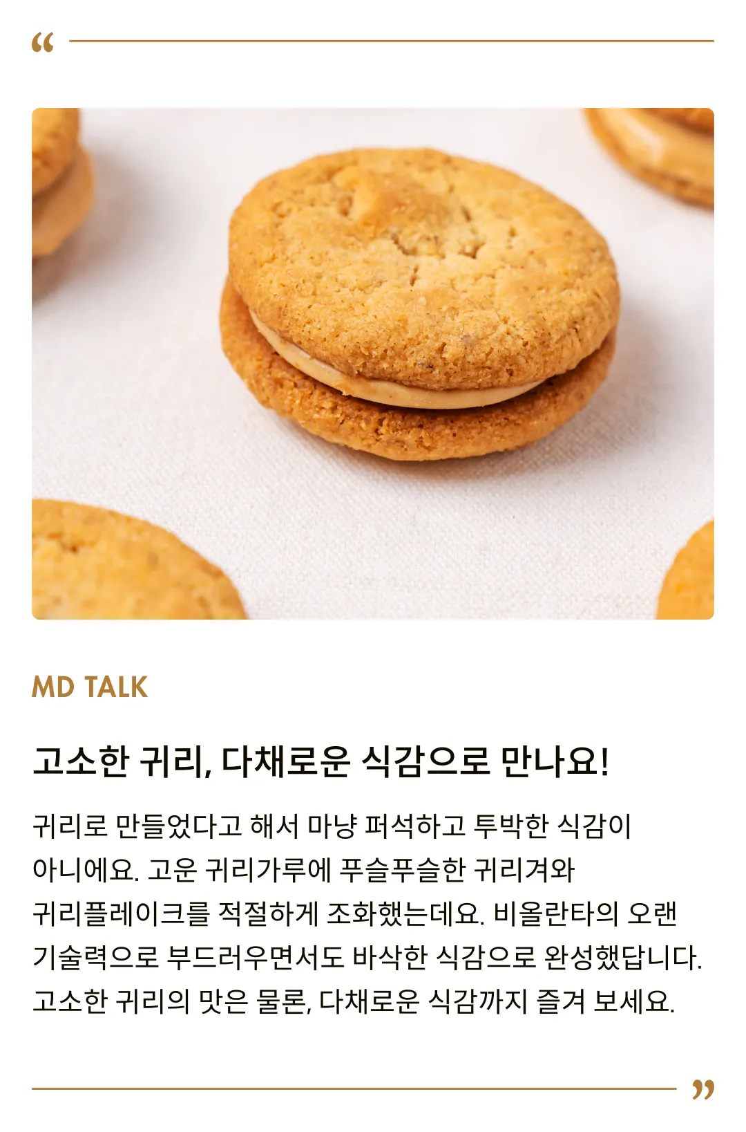 [비올란타] 오트 샌드위치 피넛버터 크림 쿠키 180g