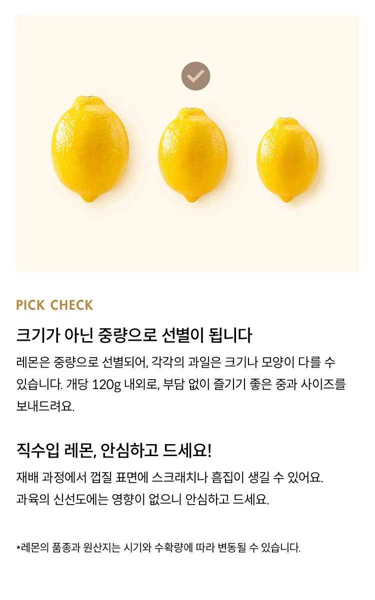 [소용량] 상큼함 한도초과 팬시레몬 (4입, 10입)