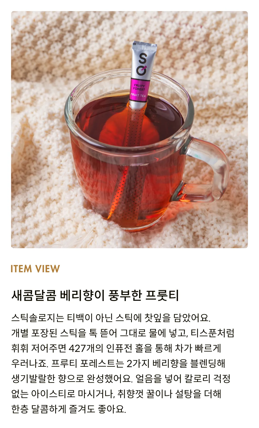 [스틱솔로지] 프루티 포레스트 37.5g (15개입)