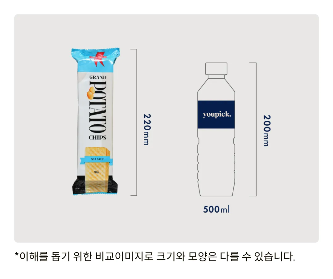 [발스낵] 그랜드 감자칩 4종 세트