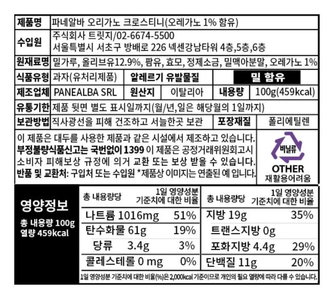 [파네알바] 오레가노 크루통