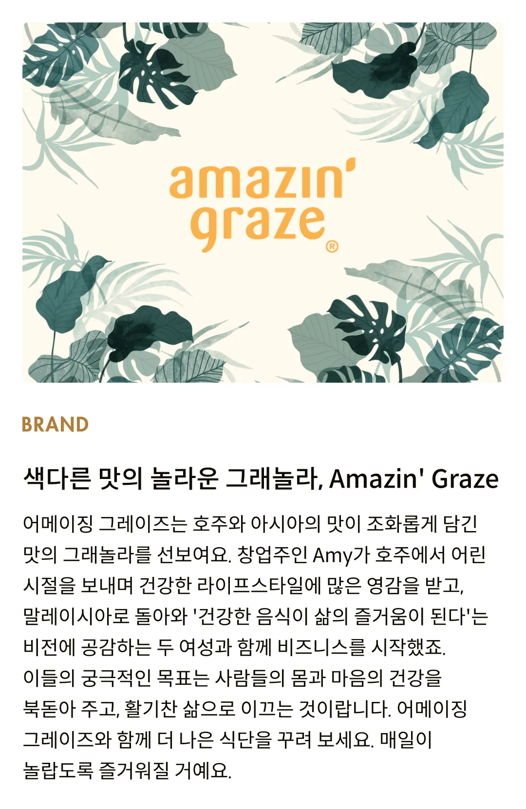 [어메이징 그레이즈] 블루베리 코코넛 그래놀라 바이트 40g