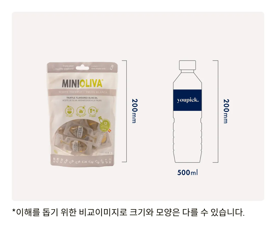 [미니올리바] 화이트트러플 올리브오일 96ml (8ml X 12개)