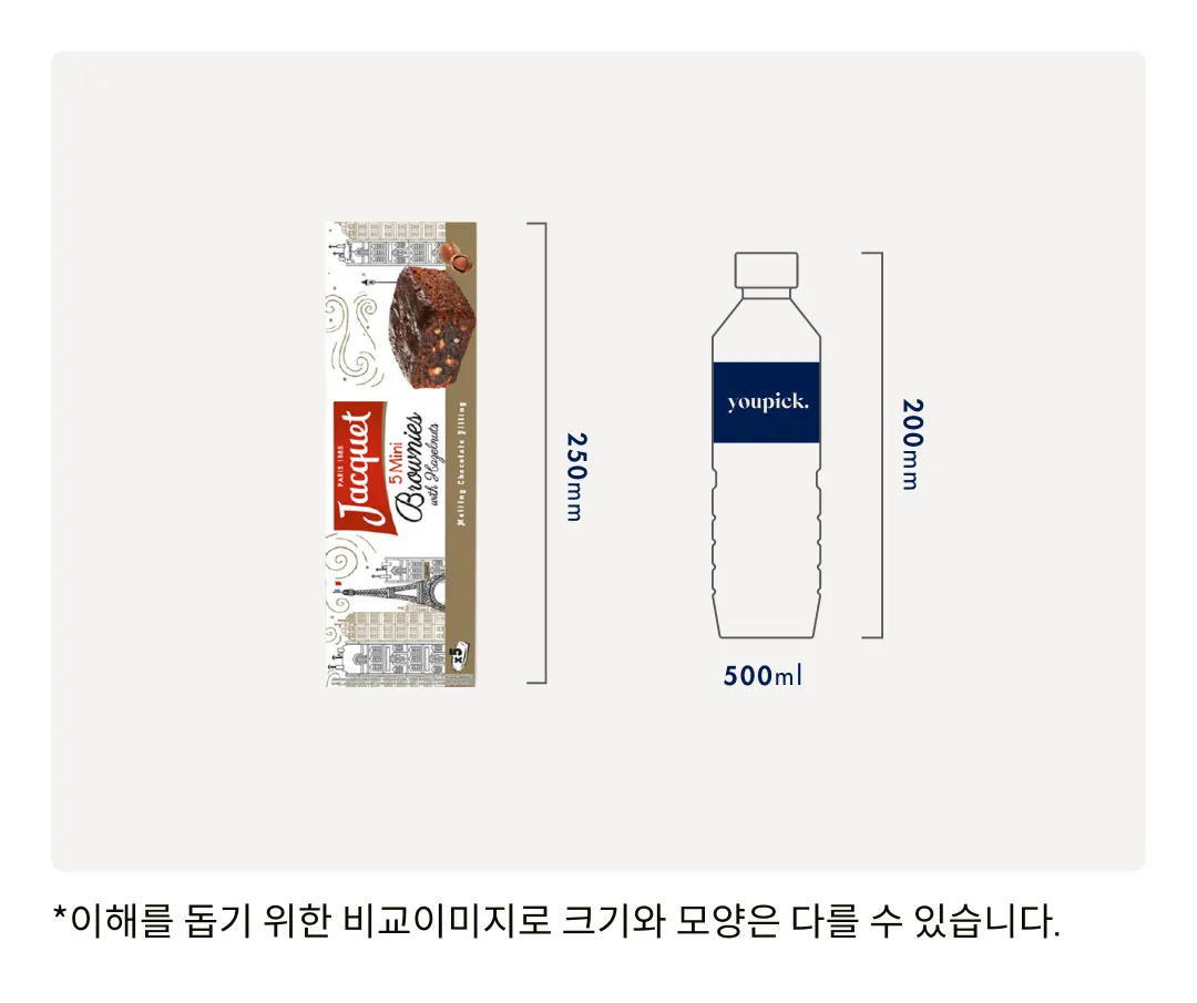 [자케] 프랑스 미니 헤이즐넛 브라우니 150g (30gx5입)