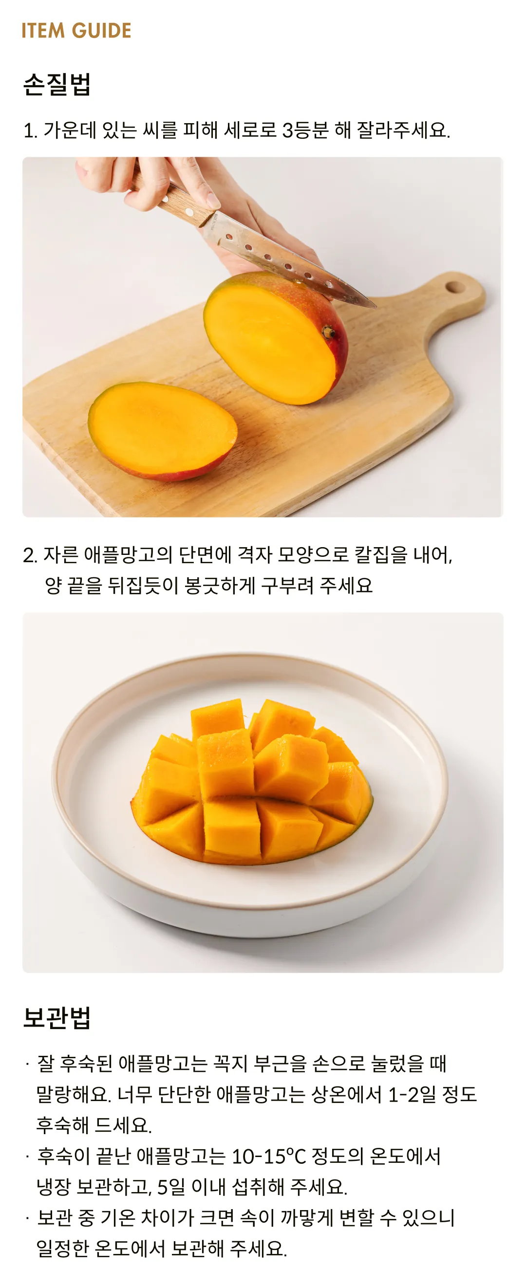 [항공직송] 브라질산 팔머 애플망고 2kg