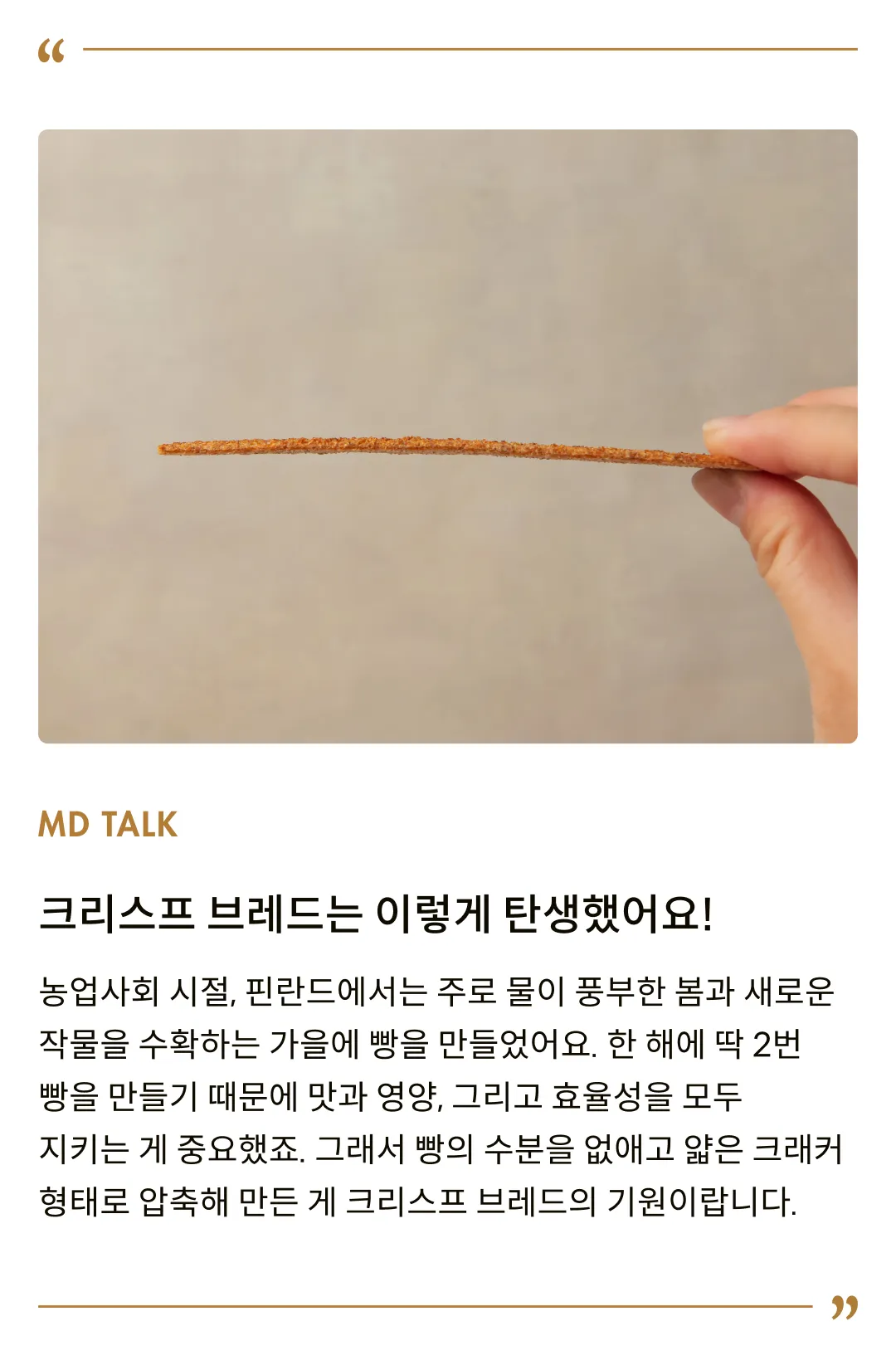 [핀크리스프] 오리지널 씬브레드 200g